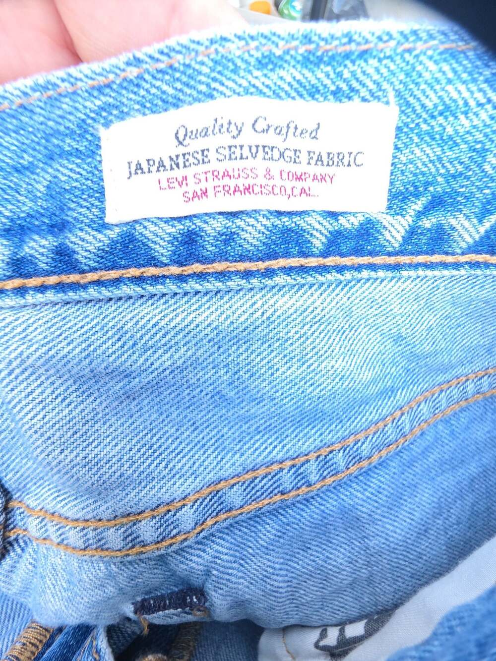Levi's 505C Japanese Selvedge Denim Jeans Women's W29 L30 Light Wash Distressed